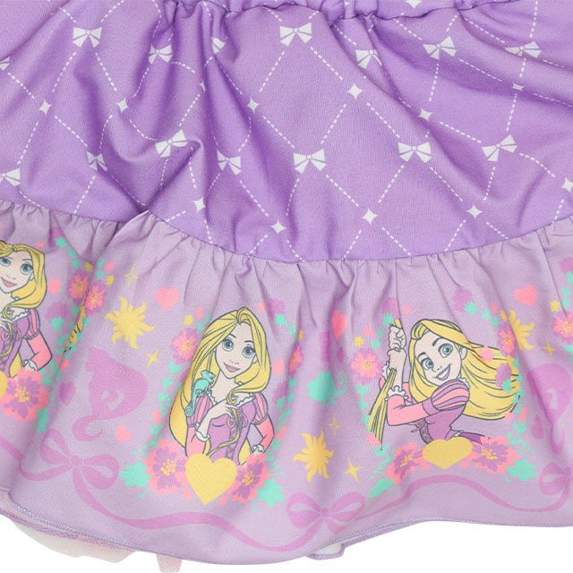 【ベビードール】ラプンツェル プリンセス / ボリュームスカート 9692K / キッズ ボトム スカート インナーパンツ付き ウエスト総ゴム ゴム穴付き お姫様 ガーリー