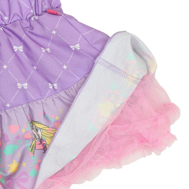 【ベビードール】ラプンツェル プリンセス / ボリュームスカート 9692K / キッズ ボトム スカート インナーパンツ付き ウエスト総ゴム ゴム穴付き お姫様 ガーリー