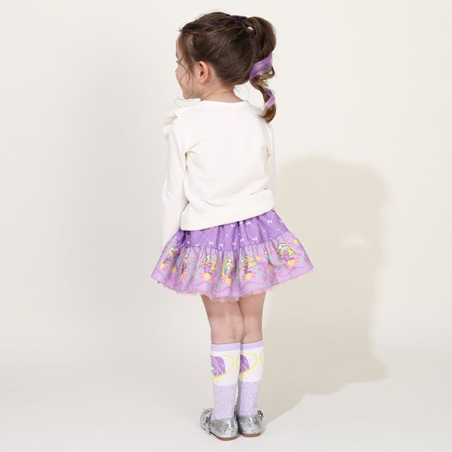 【ベビードール】ラプンツェル プリンセス / ボリュームスカート 9692K / キッズ ボトム スカート インナーパンツ付き ウエスト総ゴム ゴム穴付き お姫様 ガーリー