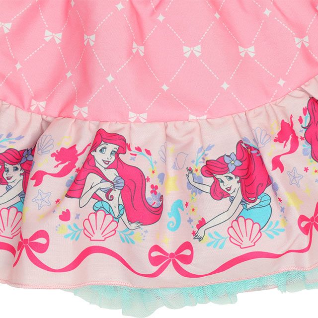 【ベビードール】アリエル プリンセス / ボリュームスカート 9692K / キッズ ボトム スカート インナーパンツ付き ウエスト総ゴム ゴム穴付き お姫様 ガーリー