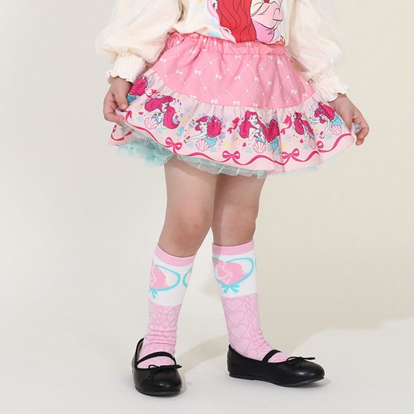 【ベビードール】アリエル プリンセス / ボリュームスカート 9692K / キッズ ボトム スカート インナーパンツ付き ウエスト総ゴム ゴム穴付き お姫様 ガーリー