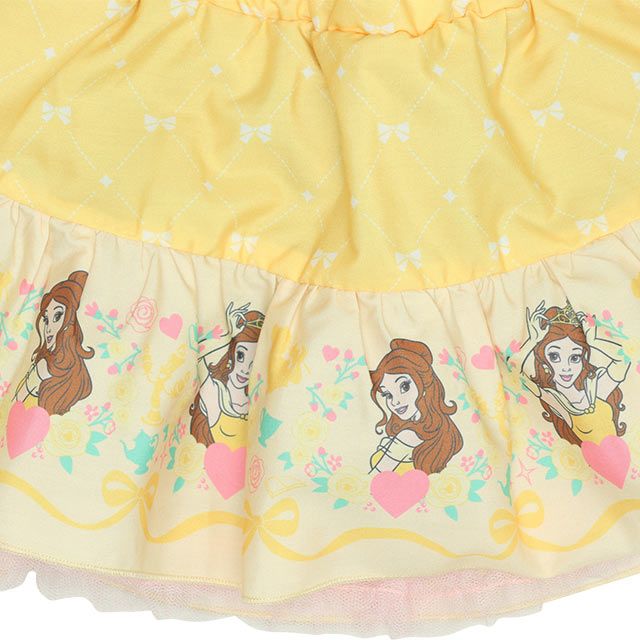 【ベビードール】ベル プリンセス / ボリュームスカート 9692K / キッズ ボトム スカート インナーパンツ付き ウエスト総ゴム ゴム穴付き お姫様 ガーリー