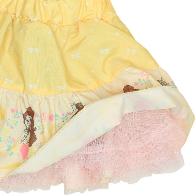 【ベビードール】ベル プリンセス / ボリュームスカート 9692K / キッズ ボトム スカート インナーパンツ付き ウエスト総ゴム ゴム穴付き お姫様 ガーリー