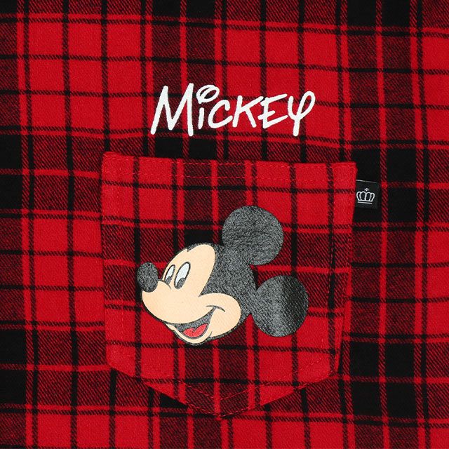 【ベビードール】ミッキー 親子お揃い 長袖 シャツ 9694A 大人 ユニセックス 男女兼用 レディース メンズ