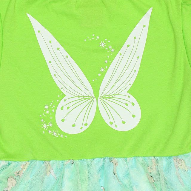 【ベビードール】ティンカーベル なりきるワンピース 8724K / ベビーサイズ キッズ 長袖 ワンピ スカート 仮装 コスチューム コスプレ ガーリー