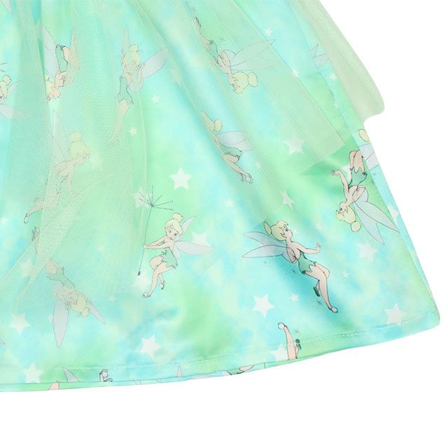 【ベビードール】ティンカーベル なりきるワンピース 8724K / ベビーサイズ キッズ 長袖 ワンピ スカート 仮装 コスチューム コスプレ ガーリー