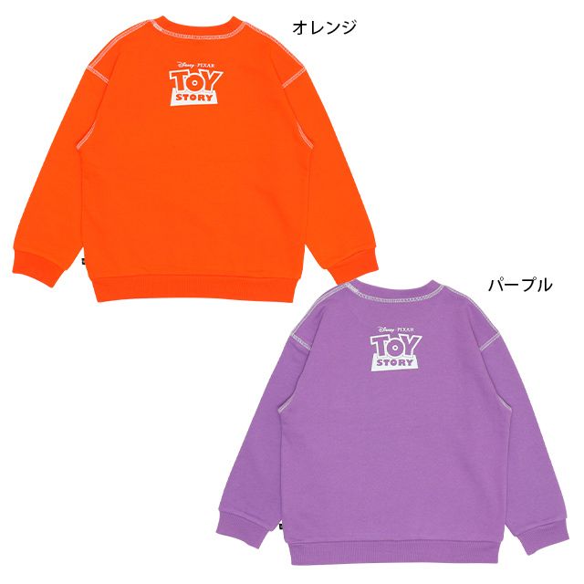 【ベビードール】ウッディ バズ・ライトイヤー ジェシー エイリアン トイ・ストーリー 配色ステッチ トレーナー 9806K キッズ 男の子 女の子