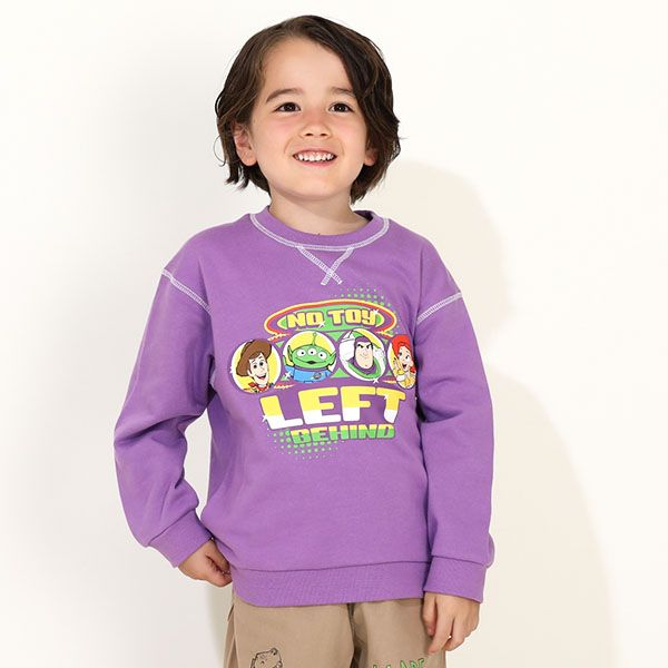 【ベビードール】ウッディ バズ・ライトイヤー ジェシー エイリアン トイ・ストーリー 配色ステッチ トレーナー 9806K キッズ 男の子 女の子