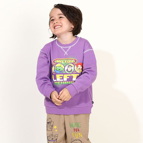 【ベビードール】ウッディ バズ・ライトイヤー ジェシー エイリアン トイ・ストーリー 配色ステッチ トレーナー 9806K キッズ 男の子 女の子