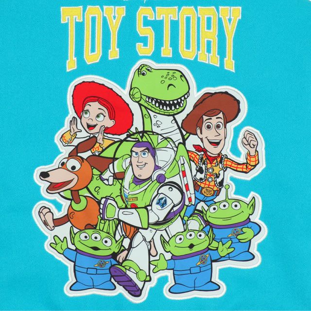 【ベビードール】バズ・ライトイヤー ウッディ ジェシー レックス リトル・グリーン・メン 親子お揃い トイ・ストーリー 配色スタジャン 9807K