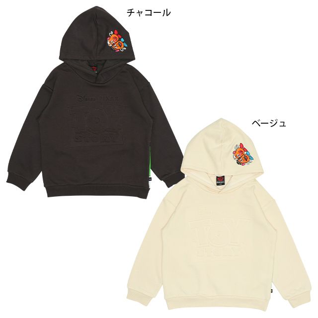 【ベビードール】ウッディ バズ・ライトイヤー レックス エイリアン 親子お揃い トイ・ストーリー バックプリント パーカー 9810K キッズ 男の子 女の子