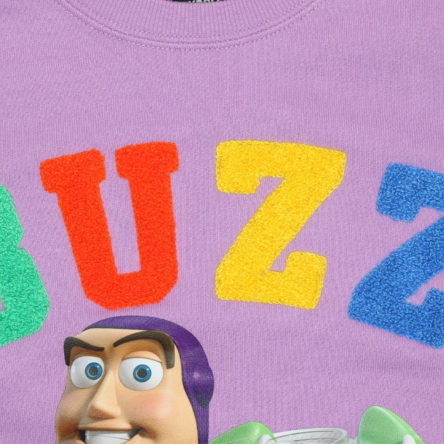 【ベビードール】バズ キャラクターサガラロゴトレーナー 9811K / ベビーサイズ キッズ トップス 長袖 カレッジ風ロゴ 春秋冬