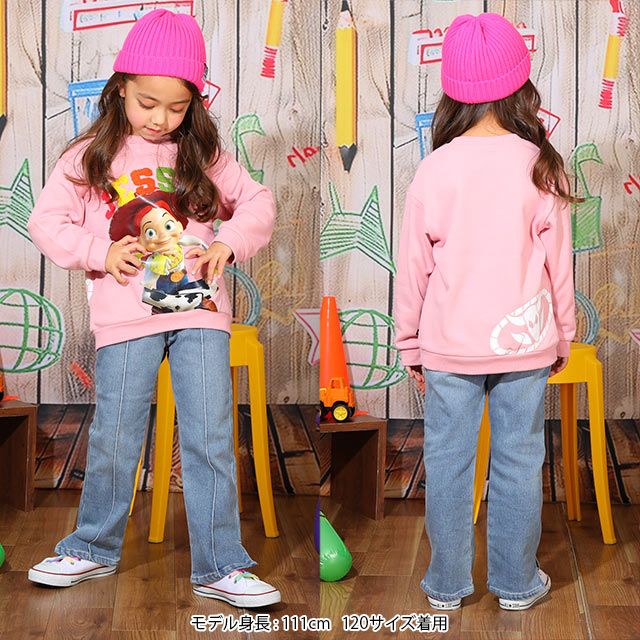 【ベビードール】ジェシー キャラクターサガラロゴトレーナー 9811K / ベビーサイズ キッズ トップス 長袖 カレッジ風ロゴ 春秋冬