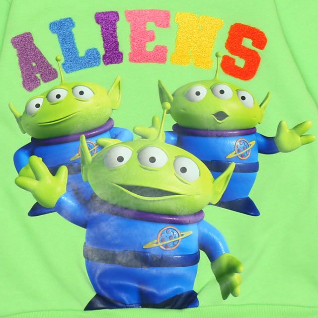 【ベビードール】リトル・グリーン・メン トイ・ストーリー キャラクター サガラ ロゴ トレーナー 9811K キッズ 男の子 女の子