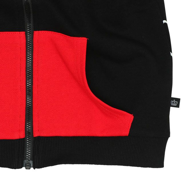 【ベビードール】カーズ なりきる フード ジップパーカー 9814K / ベビーサイズ キッズ トップス アウター 羽織り 長袖 春秋冬 ライトニング・マックィーン