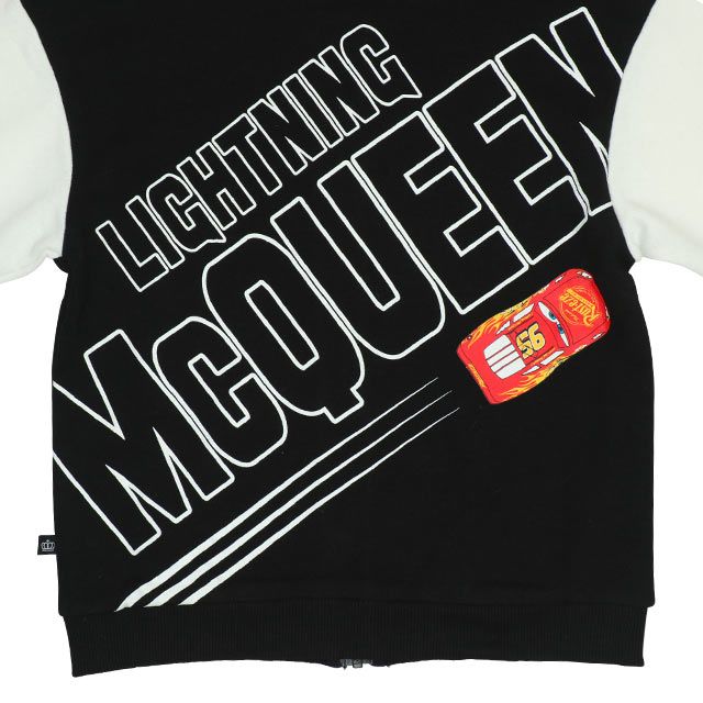 【ベビードール】カーズ なりきる フード ジップパーカー 9814K / ベビーサイズ キッズ トップス アウター 羽織り 長袖 春秋冬 ライトニング・マックィーン