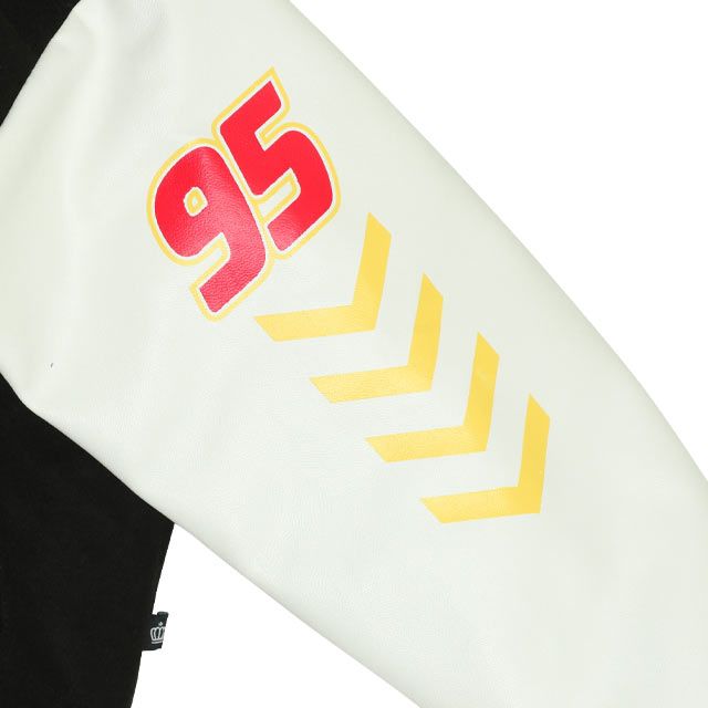 【ベビードール】カーズ スタジャン 9815K / ベビーサイズ キッズ トップス アウター 羽織 ジャンパー ジャケット ブルゾン 90cmのみファスナーガード付き ライトニング・マックィーン