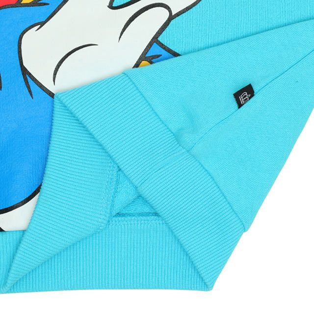 【ベビードール】ドナルド 親子お揃い BIGフェイス トレーナー 9843K / ベビーサイズ キッズ リンクコーデ ペアルック 親子コーデ トップス 長袖 トレーナー