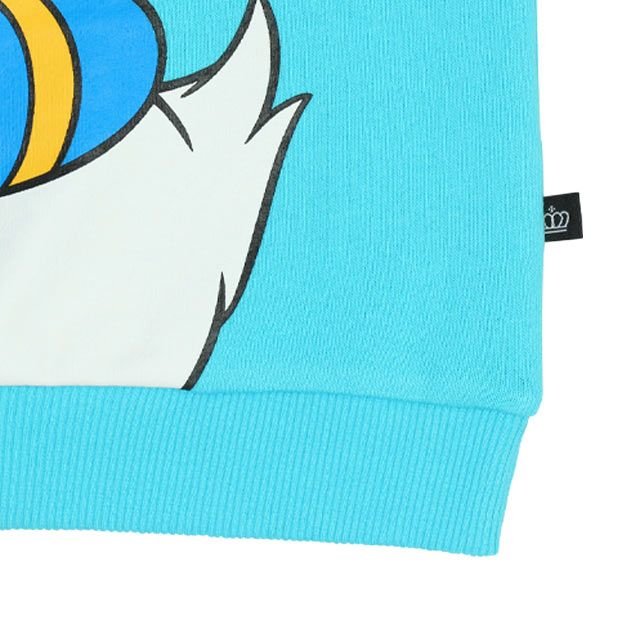 【ベビードール】ドナルド 親子お揃い BIGフェイス トレーナー 9843K / ベビーサイズ キッズ リンクコーデ ペアルック 親子コーデ トップス 長袖 トレーナー