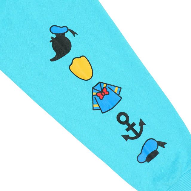 【ベビードール】ドナルド 親子お揃い BIGフェイス トレーナー 9843A 大人 ユニセックス 男女兼用 レディース メンズ