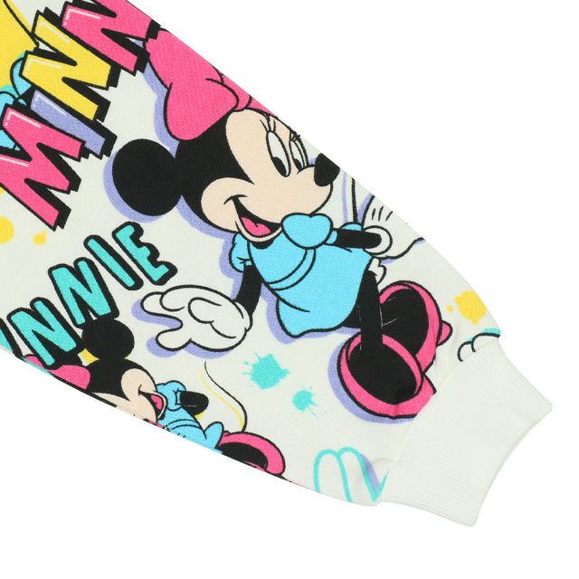 【ベビードール】ミッキー ドナルド 親子お揃い 総柄トレーナー 9845K 子供服 男の子 女の子