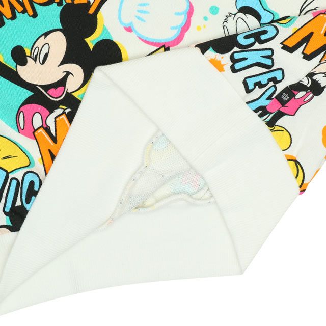 【ベビードール】ミニー デイジー 親子お揃い 総柄トレーナー 9845A レディース メンズ