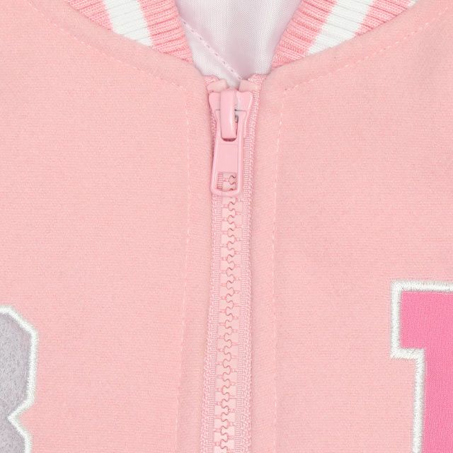 【ベビードール】ミニー 親子お揃い スタジャン 9847K / ベビーサイズ キッズ リンクコーデ ペアルック 親子コーデ 長袖 トップス ジャンパー スタジアムジャンパー ジャケット アメカジ