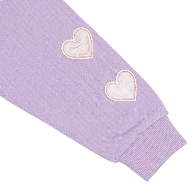 【ベビードール】フリル襟付きトレーナー 9848K / ベビーサイズ キッズ トップス 長袖 スウェット素材 春秋冬 ガーリー ミッキー ミニー