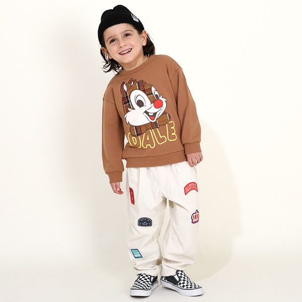 【ベビードール】デール 柄パッチワーク トレーナー 9849K ベビー キッズ 男の子 女の子