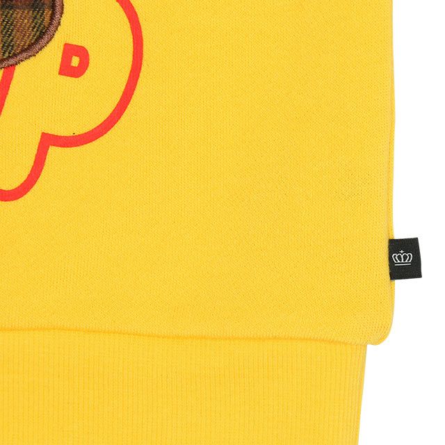 【ベビードール】プー 柄パッチワーク トレーナー 9849K ベビー キッズ 男の子 女の子