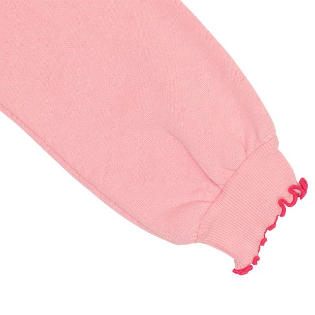 【ベビードール】ミニー 耳付きワンピース 9850K / ベビーサイズ キッズ ワンピ スカート 耳付きフード 立体モチーフ ウエスト部分ゴム入り