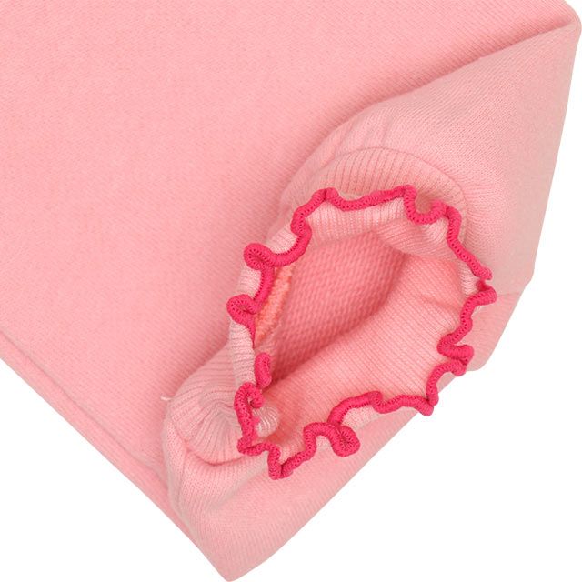 【ベビードール】ミニー 耳付きワンピース 9850K / ベビーサイズ キッズ ワンピ スカート 耳付きフード 立体モチーフ ウエスト部分ゴム入り