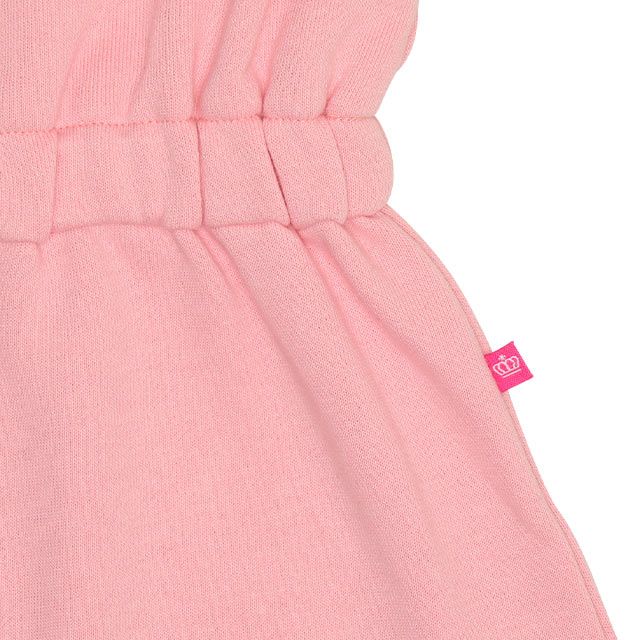 【ベビードール】ミニー 耳付きワンピース 9850K / ベビーサイズ キッズ ワンピ スカート 耳付きフード 立体モチーフ ウエスト部分ゴム入り