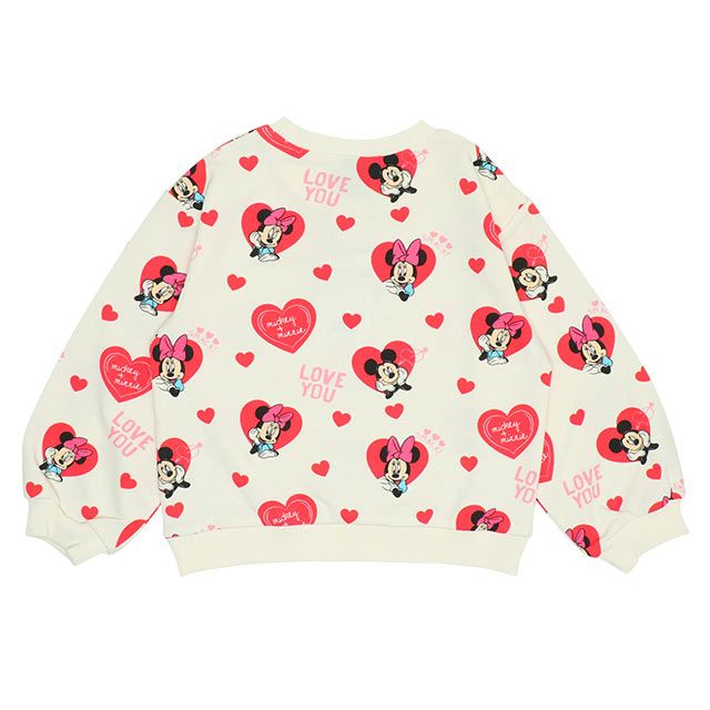 【ベビードール】ミニー ハート総柄 トレーナー 9851K ベビー キッズ 男の子 女の子