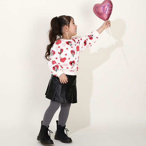 【ベビードール】ミニー ハート総柄 トレーナー 9851K ベビー キッズ 男の子 女の子