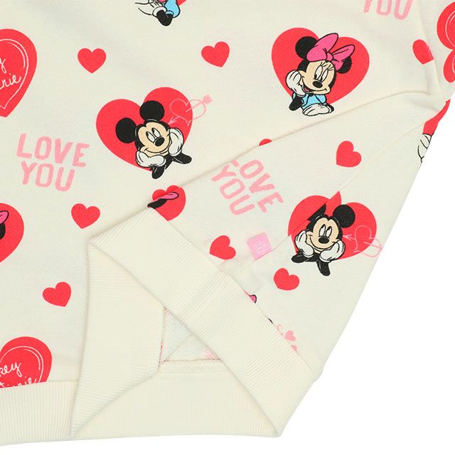 【ベビードール】ミニー ハート総柄 トレーナー 9851K ベビー キッズ 男の子 女の子