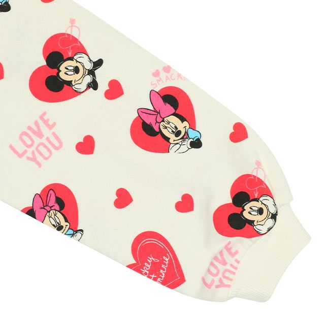 【ベビードール】ミニー ハート総柄 トレーナー 9851K ベビー キッズ 男の子 女の子