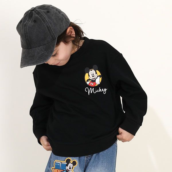 【ベビードール】ミッキー 親子お揃い キャラクタートレーナー 9894K