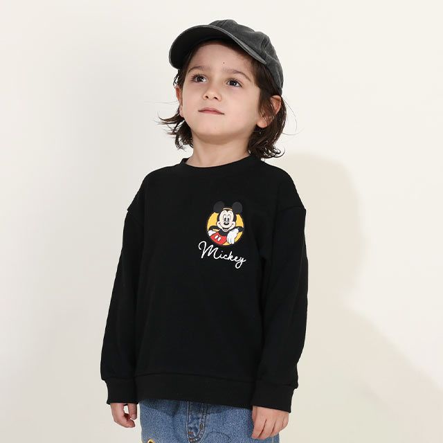 【ベビードール】ミッキー 親子お揃い キャラクタートレーナー 9894K