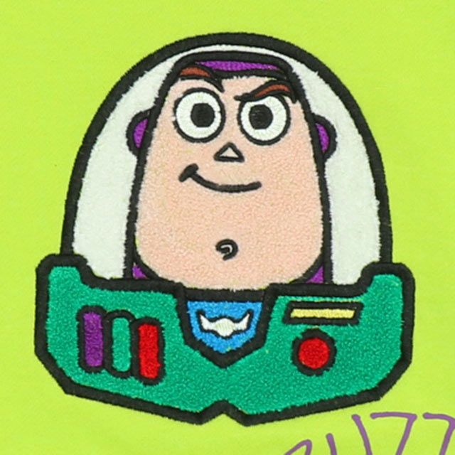 【ベビードール】バズ・ライトイヤー サガラトレーナー 9895K / ベビーサイズ キッズ トップス 長袖 サガラ スウェット素材 袖口ワンポイント刺繍 春秋冬