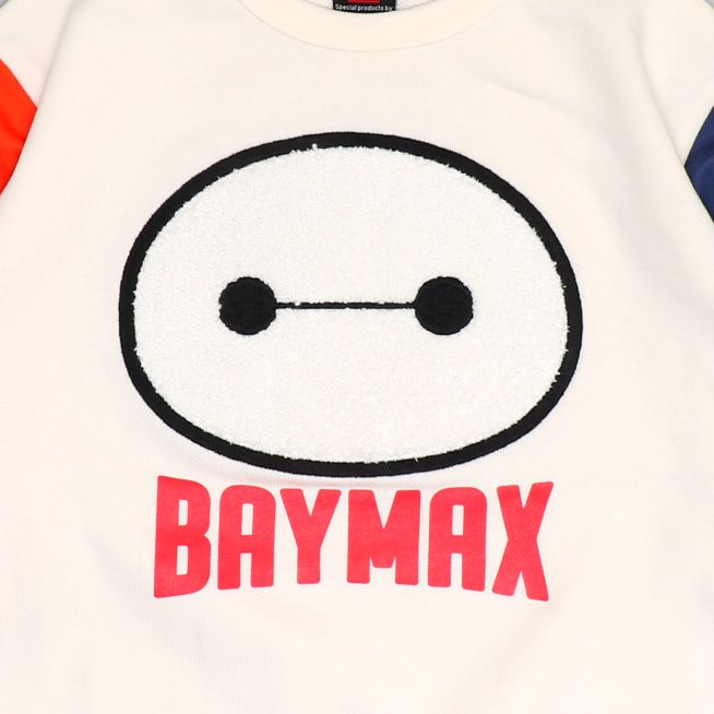 【ベビードール】ベイマックス サガラトレーナー 9895K / ベビーサイズ キッズ トップス 長袖 スウェット プルオーバー サガラ刺繍 もこもこ 春秋冬