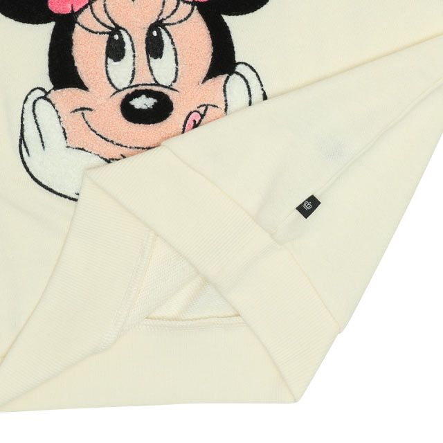 【ベビードール】プー サガラトレーナー 9895K / ベビーサイズ キッズ トップス 長袖 サガラ スウェット素材 袖口ワンポイント刺繍 春秋冬