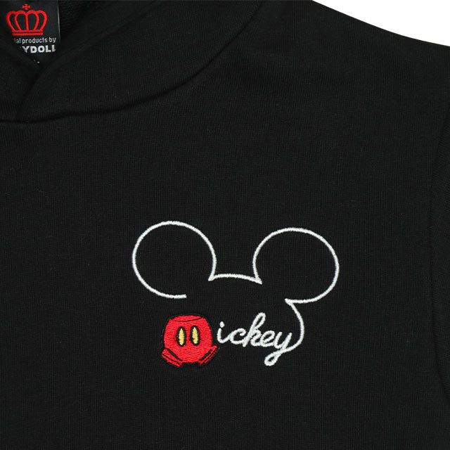 【ベビードール】ミニー 親子お揃い バックプリント パーカー 9896K / ベビーサイズ キッズ リンクコーデ ペアルック 親子コーデ 長袖 トップス パーカー プルオーバー スウェット