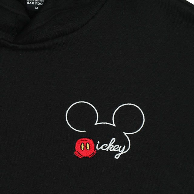 【ベビードール】ミッキー親子お揃い バックプリント パーカー 9896A 大人 ユニセックス 男女兼用 レディース メンズ