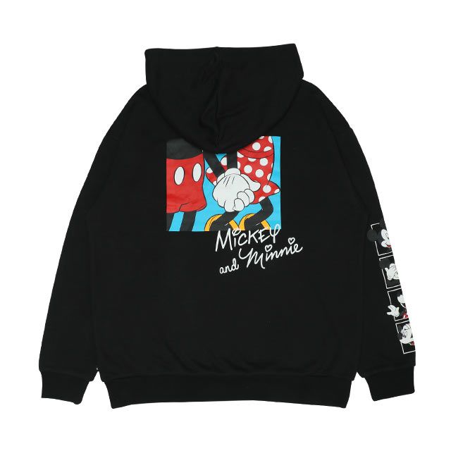 【ベビードール】ミッキー親子お揃い バックプリント パーカー 9896A 大人 ユニセックス 男女兼用 レディース メンズ