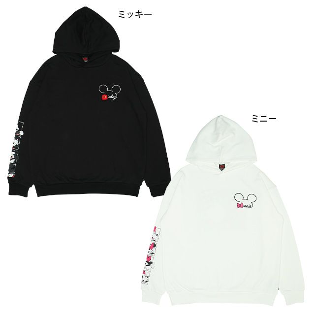 【ベビードール】ミニー 親子お揃い バックプリント パーカー 9896A 大人 ユニセックス 男女兼用 レディース メンズ