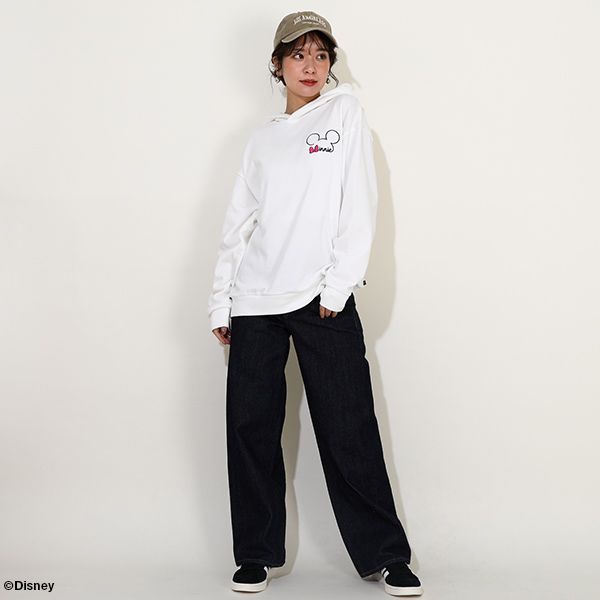 【ベビードール】ミニー 親子お揃い バックプリント パーカー 9896A 大人 ユニセックス 男女兼用 レディース メンズ