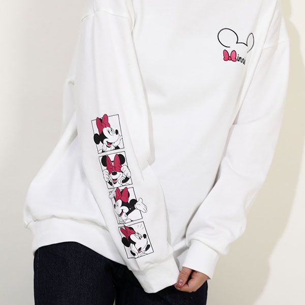 【ベビードール】ミニー 親子お揃い バックプリント パーカー 9896A 大人 ユニセックス 男女兼用 レディース メンズ