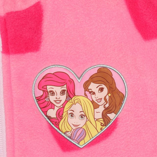 【ベビードール】プリンセス / リバーシブルアウター 9899K / ラプンツェル アリエル ベル 中綿 フリース 2WAY ブルゾン フードなし ベビーサイズ キッズ 女の子