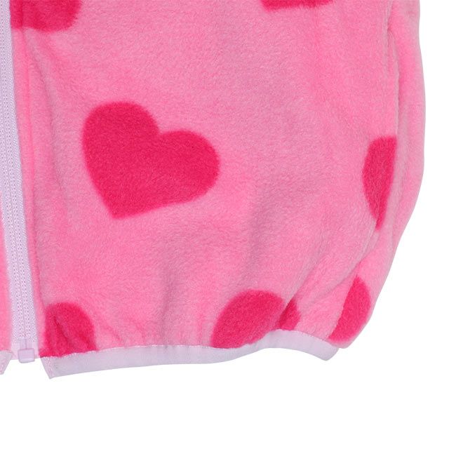 【ベビードール】プリンセス / リバーシブルアウター 9899K / ラプンツェル アリエル ベル 中綿 フリース 2WAY ブルゾン フードなし ベビーサイズ キッズ 女の子